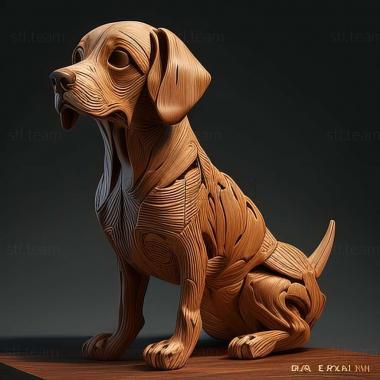 3D model Pagl dog (STL)